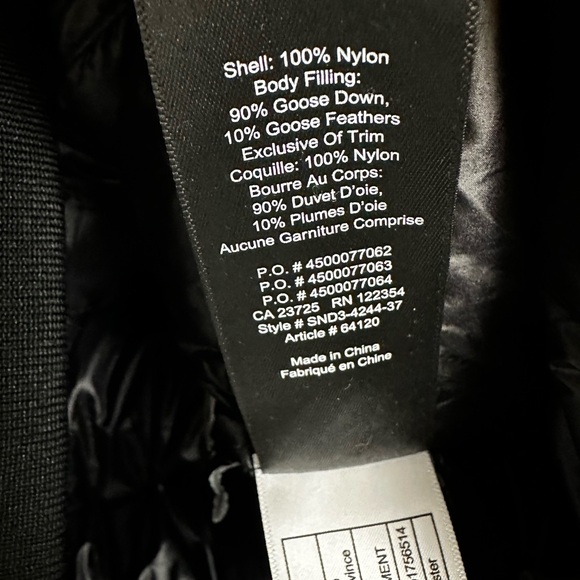 Artizia TNA Goose Down Puffer Jacket Coat Outdoors Winter Black - Picture 6 of 9